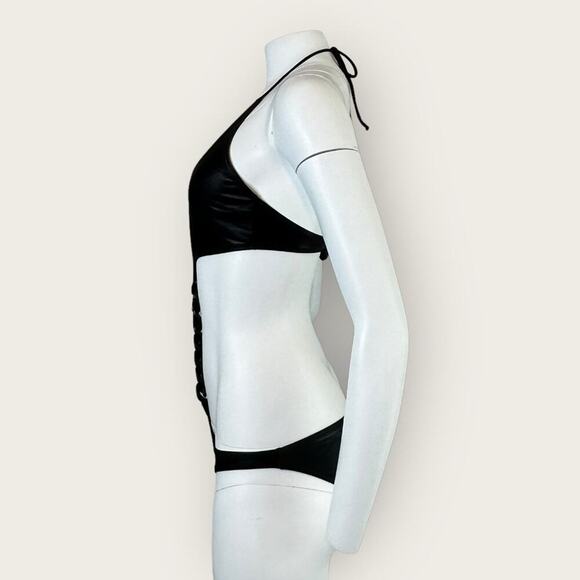 Preowned | Le Doux | Punk Swimsuit | Black | Small - Picture 3 of 16